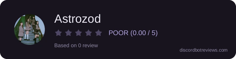 Rating widget preview for Astrozod