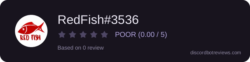 Rating widget preview for RedFish#3536
