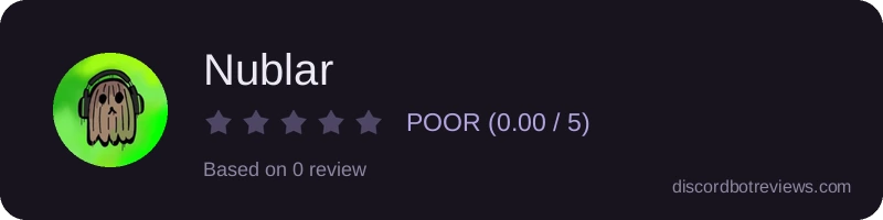Rating widget preview for Nublar