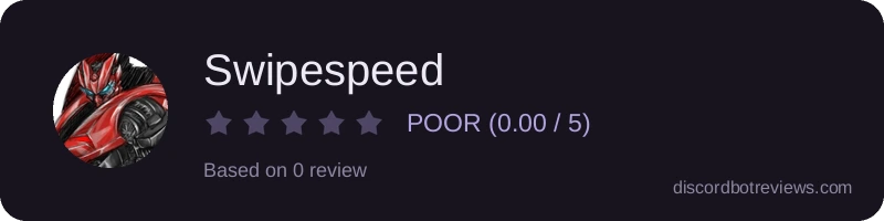 Rating banner for Swipespeed