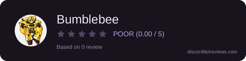 Rating widget preview for Bumblebee
