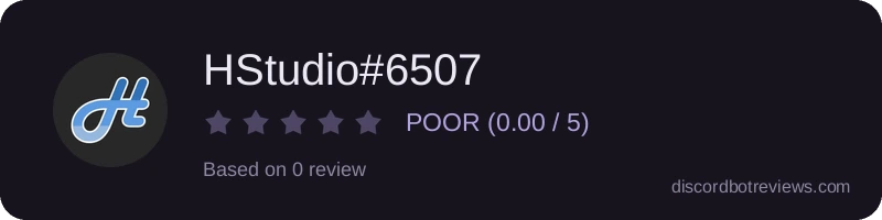 Rating widget preview for HStudio#6507