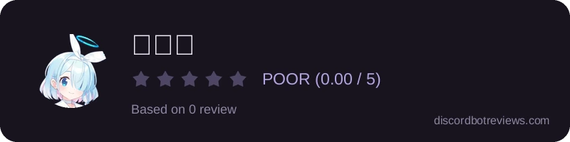 Rating banner for アロナ