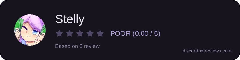Rating widget preview for Stelly