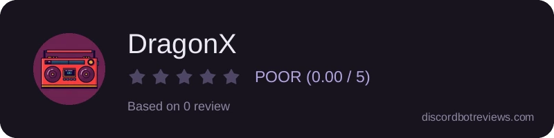Rating widget preview for DragonX