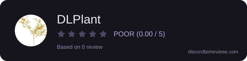 Rating widget preview for DLPlant