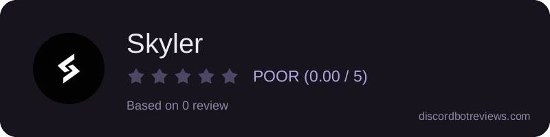 Rating banner for Skyler