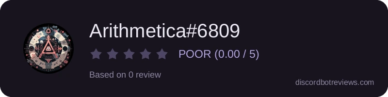 Rating widget preview for Arithmetica#6809