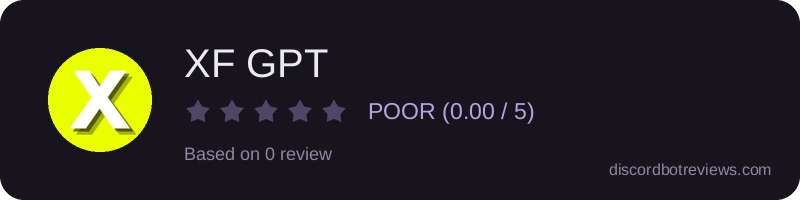 Rating widget preview for XF GPT