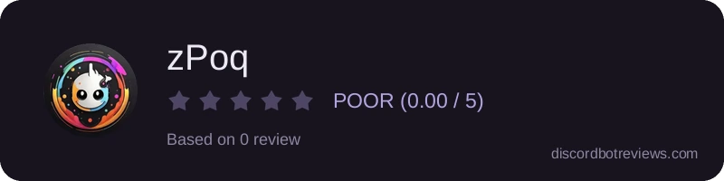 Rating widget preview for zPoq