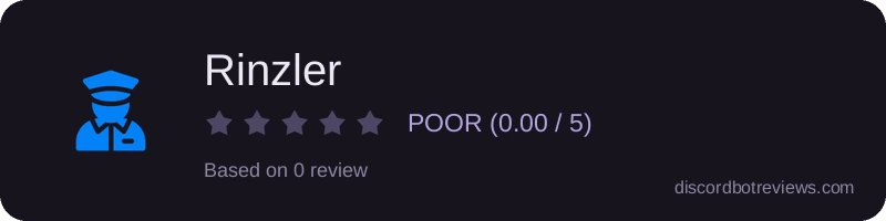 Rating widget preview for Rinzler