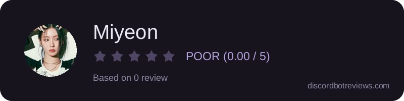 Rating widget preview for Miyeon