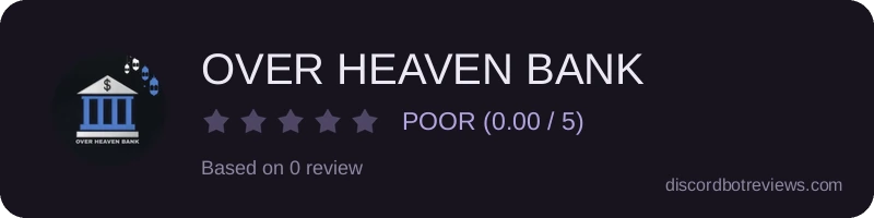 Rating widget preview for OVER HEAVEN BANK 