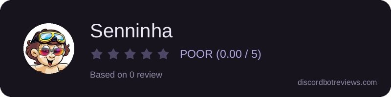 Rating widget preview for Senninha