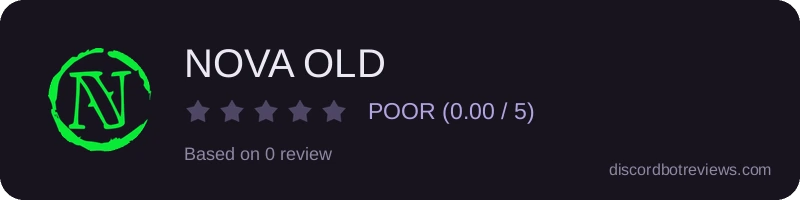 Rating widget preview for NOVA OLD