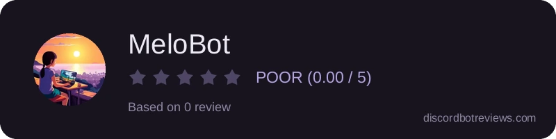 Rating banner for MeloBot