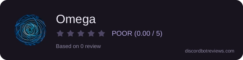Rating widget preview for Omega