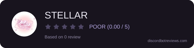 Rating widget preview for STELLAR