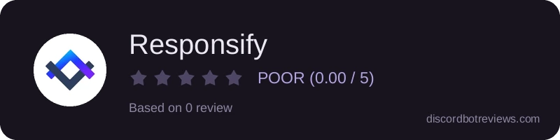 Rating widget preview for Responsify