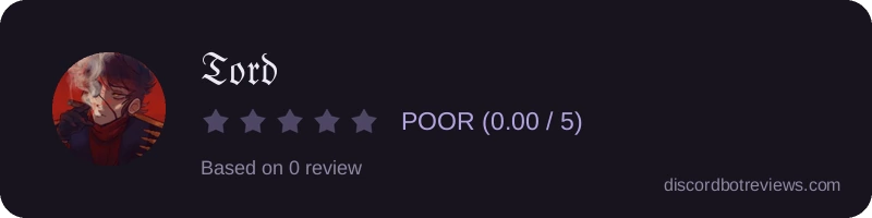Rating widget preview for 𝔗𝔬𝔯𝔡