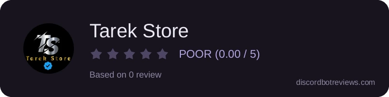 Rating widget preview for Tarek Store