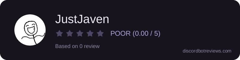 Rating banner for JustJaven