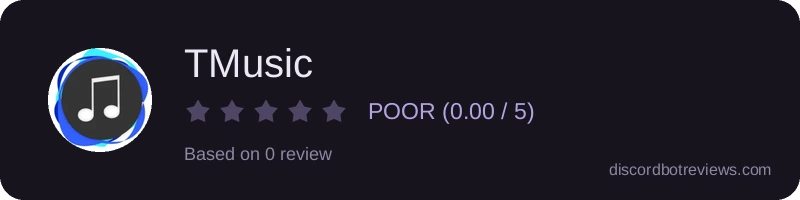 Rating widget preview for TMusic
