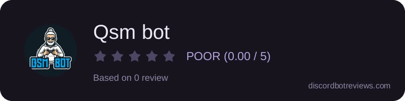Rating banner for Qsm bot