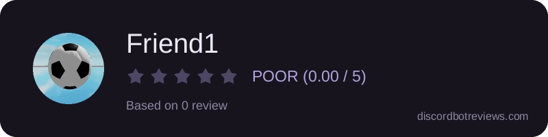 Rating widget preview for Friend1