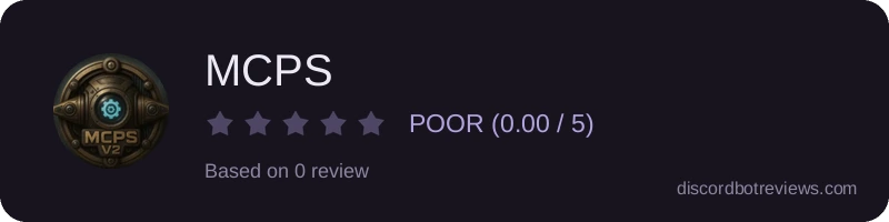 Rating widget preview for MCPS