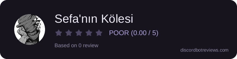 Rating widget preview for Sefa'nın Kölesi