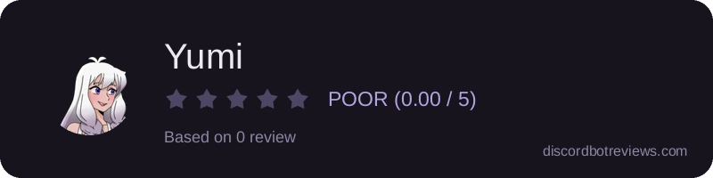 Rating widget preview for Yumi