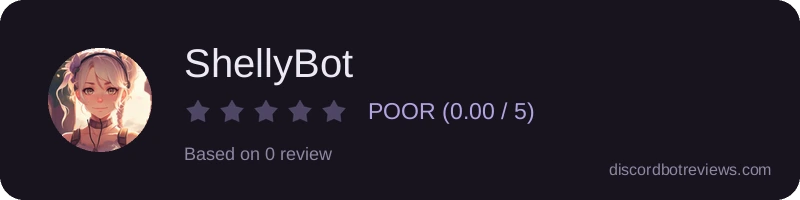 Rating banner for ShellyBot