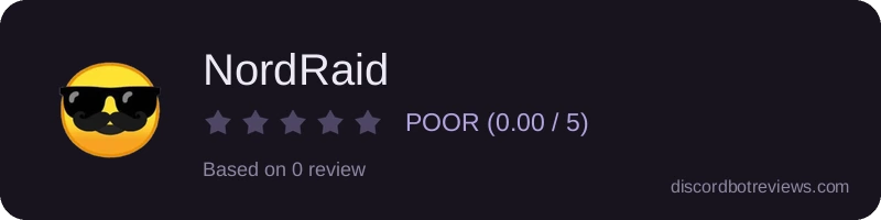 Rating widget preview for NordRaid