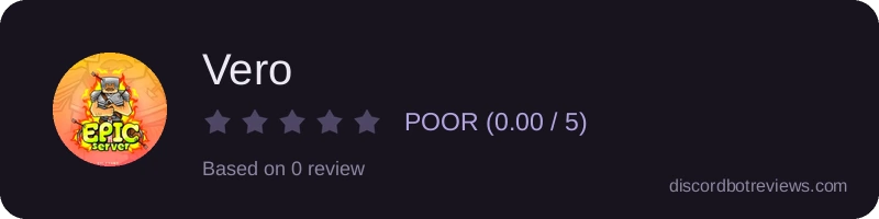 Rating widget preview for Vero