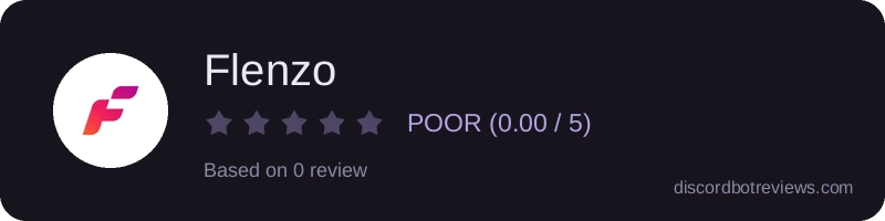 Rating widget preview for Flenzo