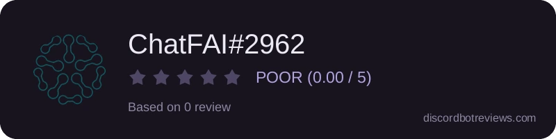 Rating widget preview for ChatFAI#2962