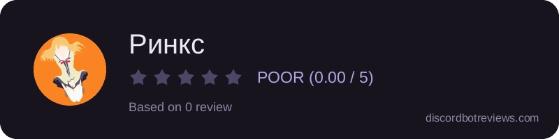 Rating widget preview for Ринкс