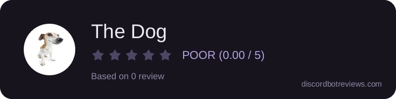 Rating widget preview for The Dog