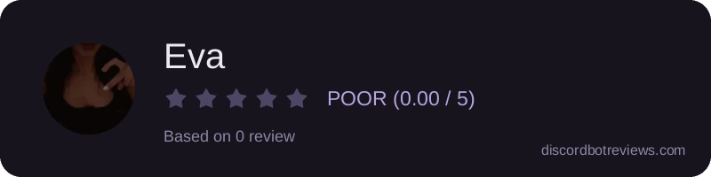 Rating widget preview for Eva