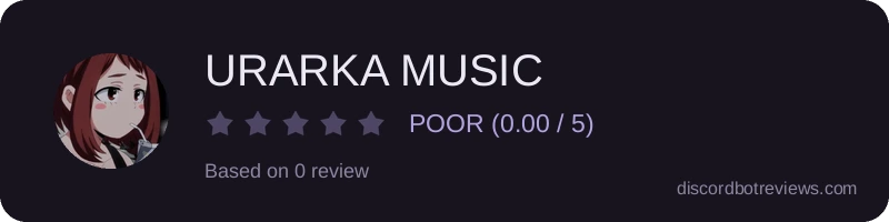 Rating widget preview for URARKA MUSIC