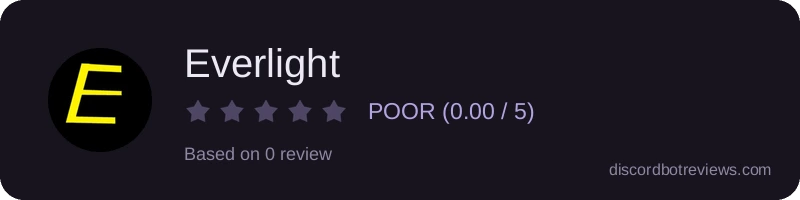 Rating widget preview for Everlight