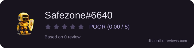 Rating widget preview for Safezone#6640