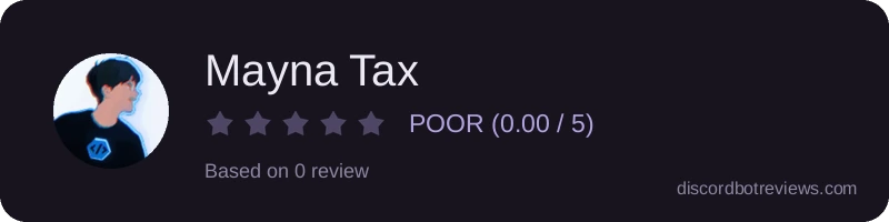 Rating widget preview for Mayna Tax