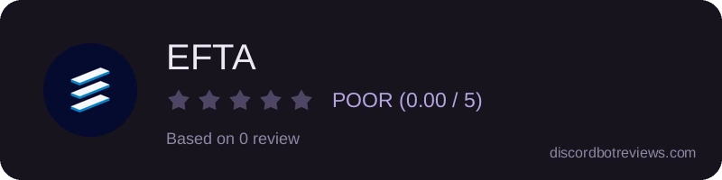 Rating widget preview for EFTA