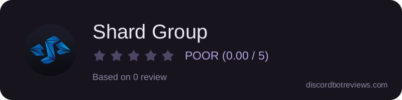 Rating banner for Shard Group
