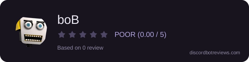 Rating widget preview for boB