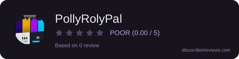Rating banner for PollyRolyPal