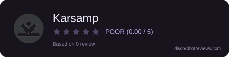 Rating banner for Karsamp