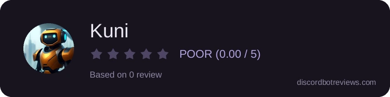 Rating widget preview for Kuni